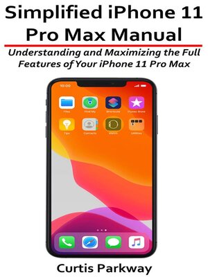 cover image of Simplified iPhone 11 Pro Max Manual